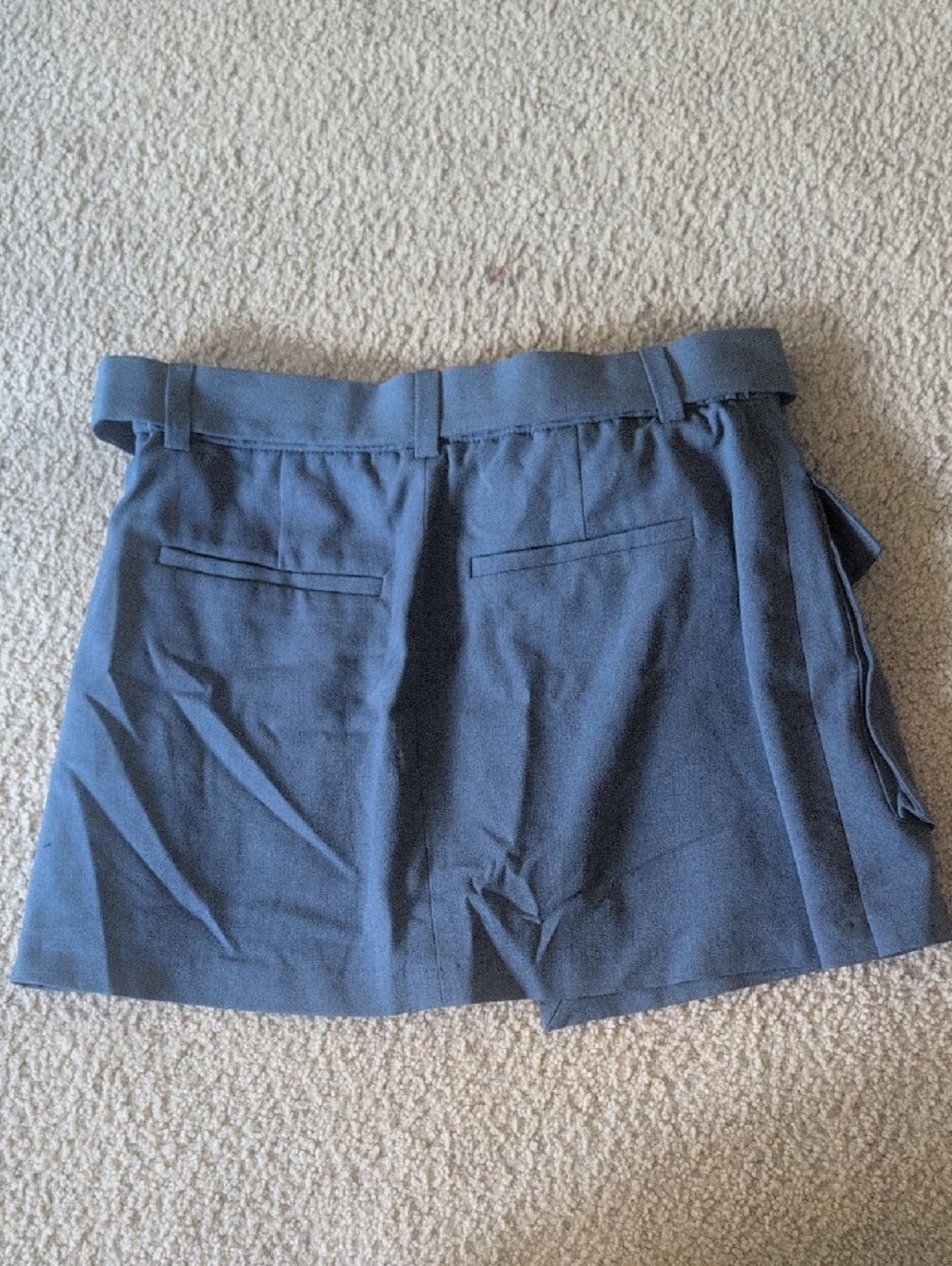 Abercrombie & Fitch Slate Blue Belted Utility Skort - Picture 3 of 5